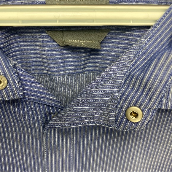 Armani Exchange Button Down w/Clasp Buttons SZ LG - Picture 5 of 8